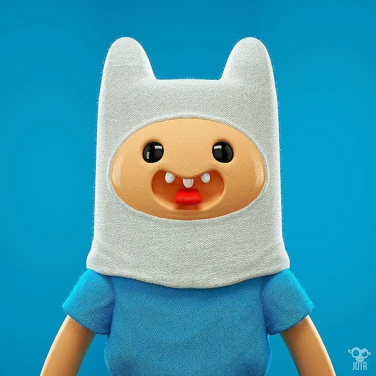 Hello there everyone! I'm Jose. I'm new here. You can check out my 3D arts. Here is a Finn from Adventure Time. :D