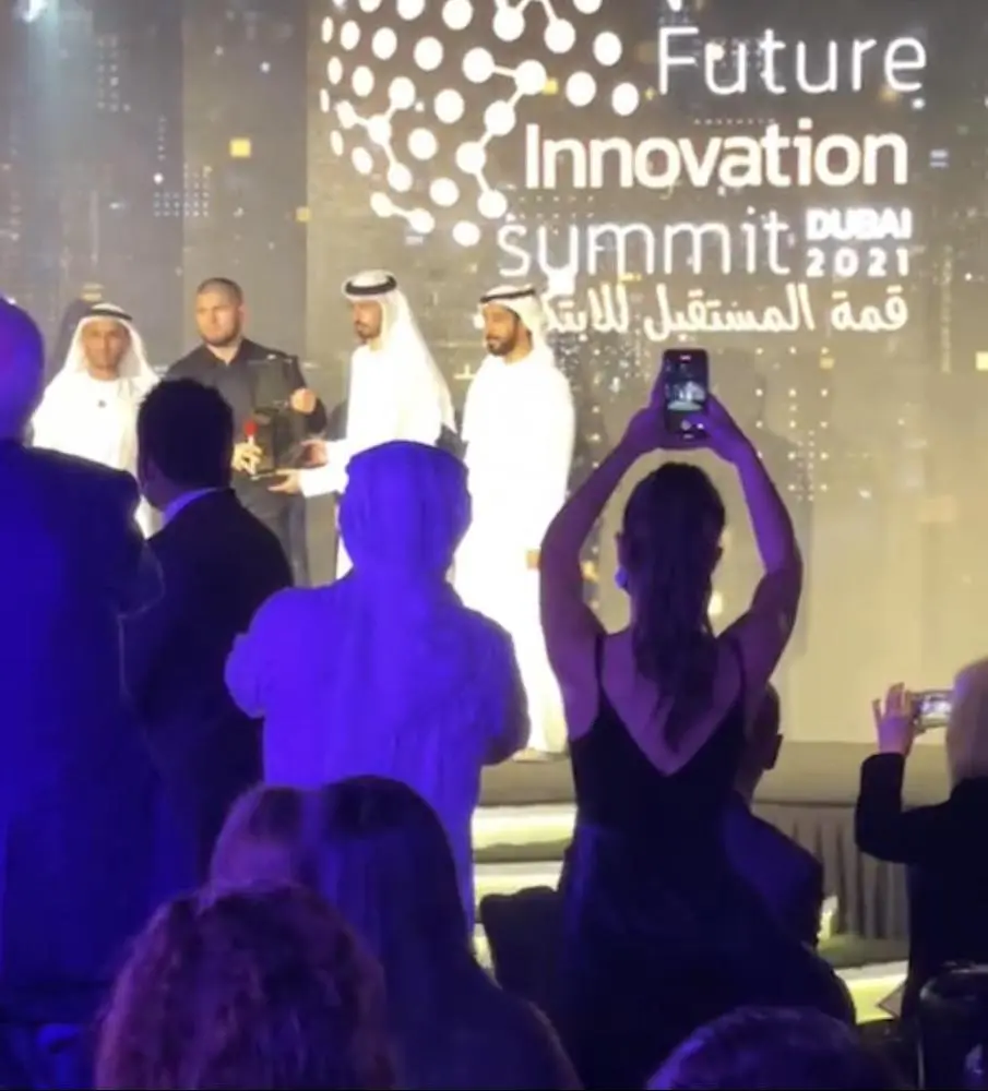 The Future Innovation Summit ended today, right now, upon its completion, a galla dinner begins at which the royal family and Khabib Nurmogamedov are present.  There was an ICW stand at such a powerful event.  The company has proven itself very well at the summit, and has already shown a serious level of business, although this is only the very beginning of development and scaling. This is very energizing and adds even more confidence that we are on the right track!