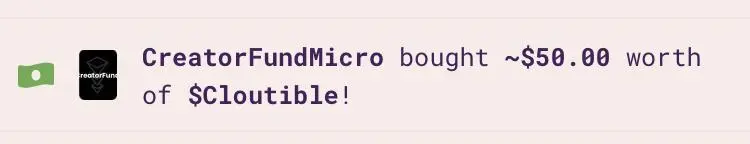 @creatorfundmicro knows a food investment when he sees it! 🙏

Let's go bitclout!!