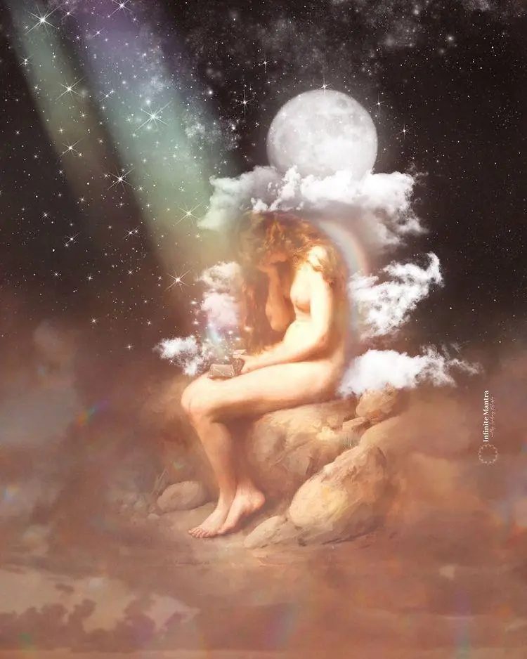 Surrounded by darkness yet enfolded in light