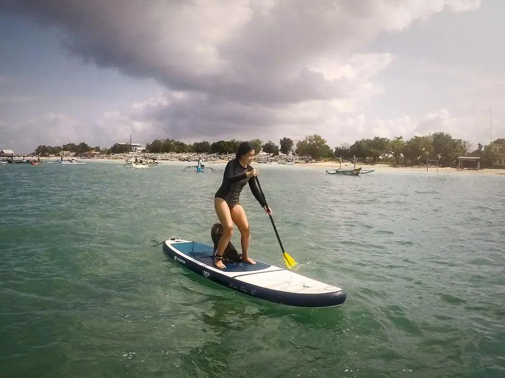 Feels good to be back in the water :) this time round with my puppy #supdog 

Posted via @cloutfeed