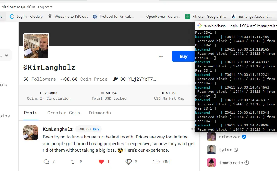 Remember feeling as an early adopter of Facebook, but having been online amongst the first 12000'ish blocks is even cooler. Seriously, for anyone with a bit of technical skill, try run BitClout locally. You'll get a whole new appreciation for what it is and the possibilities.  