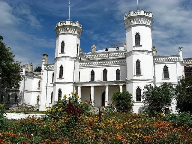 Since we cannot get what we like, let us like what we can get. - Proverb

Sugar castle, Sharovka, Kharkiv region. Ukraine.
The palace and park complex of Koenig at the beginning of the 19th century. Snow-white palace in the Gothic style.
Legend has it that the arboretum was built by a sugar factory for his wife. She went to the sea to treat consumption, where she began an affair with an officer. So that the wife would never forget about her betrayal, the husband installed a 6-ton block in the ga...