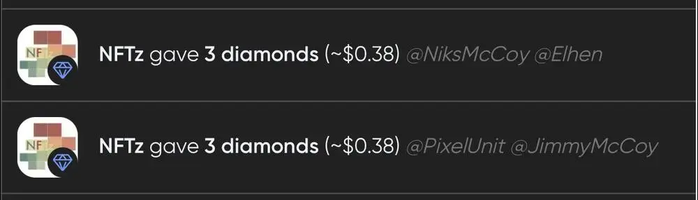 Thank you very much @NFTz 💎💎💎❤️❤️❤️