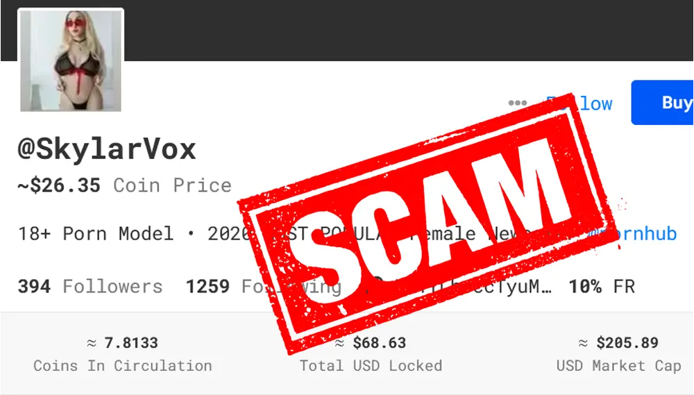 Scam Alert: SkylarVox

DO NOT BUY

Fake Scam Account