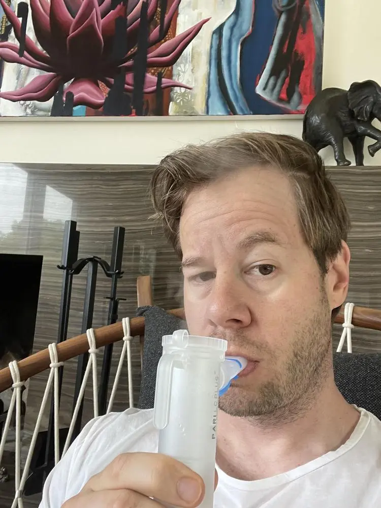 What I’ve been up to lately. Yep, the Covid got me. Way more intense than expected - many days of barely getting out of bed. Based on the symptoms I think I caught pneumonia too. Feeling a bit better today but still rough. Sorry if I haven’t replied to DMs. 

To anyone else battling, this nebulizer has been super helpful 💎✌️ 