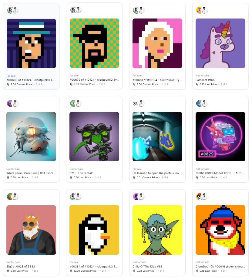 Collected 3 more @cloutpunk 🙏

I'm looking to collect more unique NFTs. Do you have any recommendations, apart from what I collected? 

💎💎💎 for suggestions 