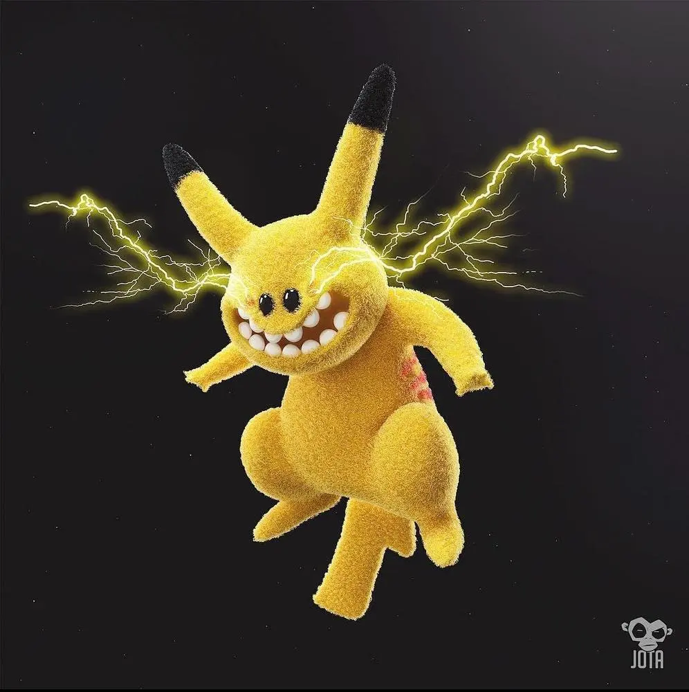 What do you think about this Pikachu 3D modelling?