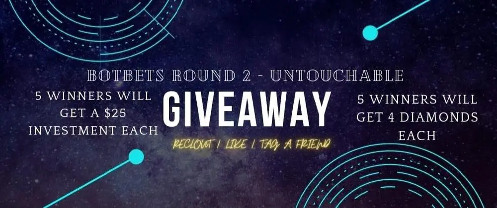 We made it to Round 2 of @BotBets!! For this round of @BotBets I have a real important question that I want to ask everyone:

** If you could live anywhere in the world, where would you choose?

All answers are eligible for winning a prize as well. This round is going to be much more challenging so I need to get as much interaction as possible!!

As a reward for answering this simple yet kind of tough question I have decided to invest $25 into 5 Creators and give 4 Diamonds to 5 creators!

Like,...