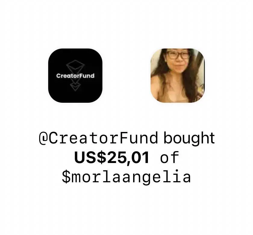 Thank you for the continuous support @CreatorFund 🙏🏼🥰