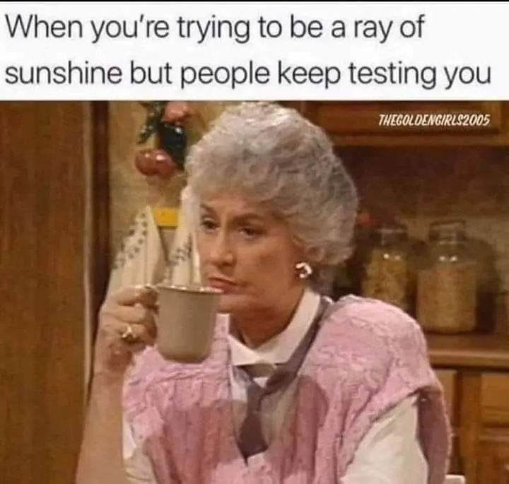 Sometimes I wake up and choose violence lol