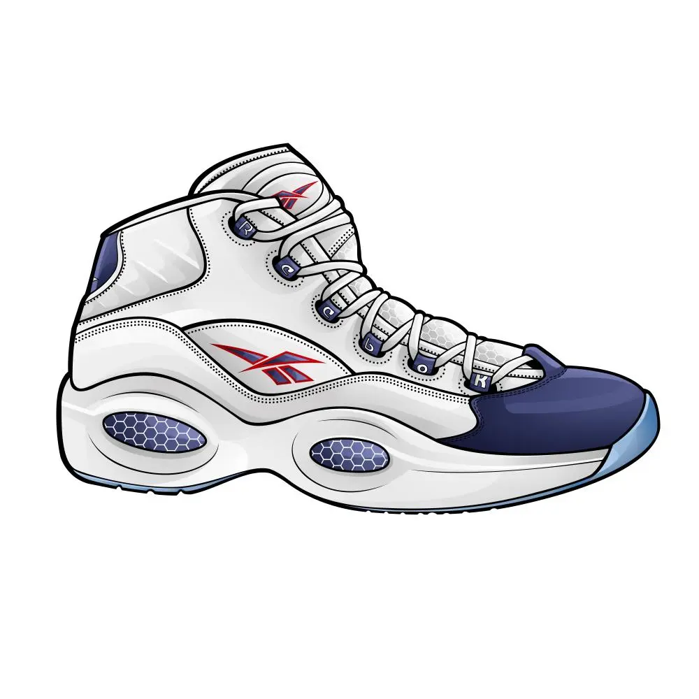 Question Mid - Blue Toe (2016)

This December 2016 Reebok Question Mid 'Blue Toe' was the first re-release for the OG ‘Blue Toe’ colorway. Faithful to the original, it features a Philadelphia 76ers-inspired white leather upper with a pearlized navy blue toe and heel. 

Tier: Rare 
Mint: 3 
