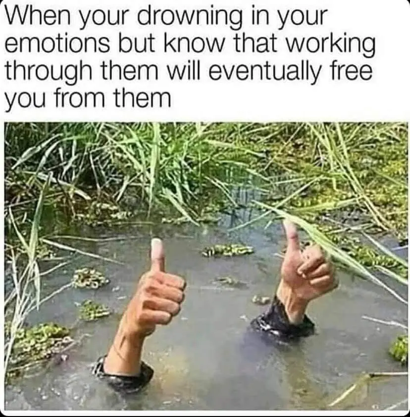 Work through that sh*t … you’ll be better for it 💕🌟