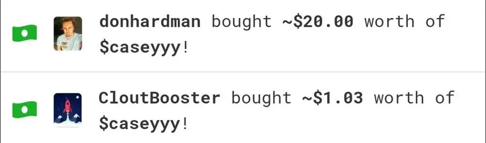 Thank you so much for your support! @donhardman @CloutBooster 🥰🚀💜