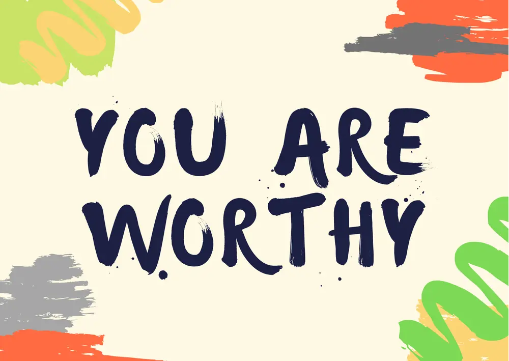 You are worthy to be loved, respected and valued
It starts from how you treat yourself and the people will see the shine that is within you

You are worthy, my dear, and I hope you see how amazing you are 💜