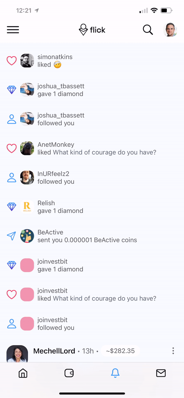 Did you know you can like and comment on activity straight from your notifications feed on Flick. Download the iOS app and give it a go - https://apple.co/3g2NMUw