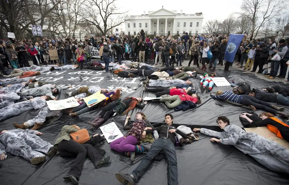 Indigenous communities, religious leaders, farmers, ranchers, and business owners have all expressed opposition. One such protest, a historic act of civil disobedience outside the White House in August 2011, resulted in the arrest of more than 1,200 demonstrators.