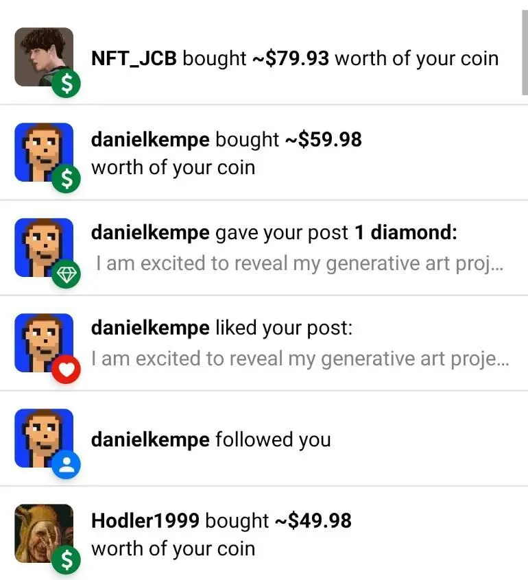 Thank you @NFT_JCB @danielkempe @Hodler1999 for the support 😊

