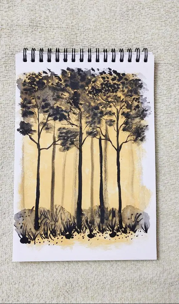 "One day the forest decided to turn black, all the life and essense in the world begged the sun for the help. The sun shined bright, still the forest refused. The earth woke up and found her color was fading. She sang a song of help which made stars and sky dropped pearls of tears. From it arises 'Dama Yogi', the one of righteousness. The forest dissolved in him and colors took over the whole world "

- The stories of the past, @YogiCool 

